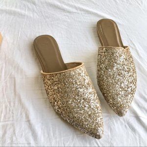 Joie Adiel Glitter Mules | Size 7.5